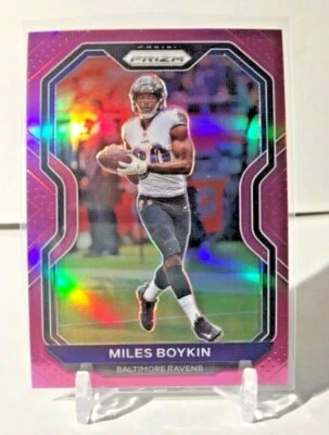 2020 Panini Prizm Miles Boykin Pink Prizm Parallel #40 - Image 1 of 2