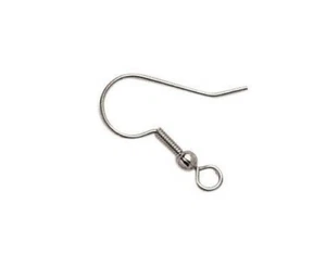Pendientes American Ganchillo 19MM Plateado x6 - Imagen 1 de 1
