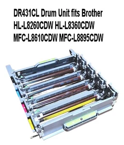 Unidad de batería DR431CL para Brother HL-L8260CDW HL-L8360CDW MFC-L8610CDW MFC-L8895CDW - Imagen 1 de 7