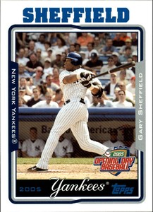 2005 Topps Opening Day New York Yankees Baseball Card #40 Gary Sheffield