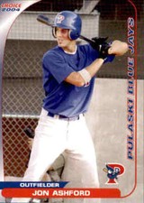 2004 Pulaski Blue Jays Choice 2 Jon Ashford Covington Tennessee TN Baseball Card