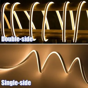 12V 24V Flexible Waterproof Neon LED Light Strip Indoor/Outdoor Building Decor - Picture 1 of 19