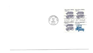 1897 1c Omnibus 1880s uncacheted FDC - Picture 1 of 1