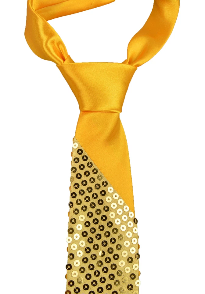 New Style Men's Unisex Sequin Necktie 15 Colors Brand New - Image 1 of 1