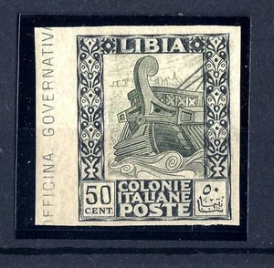 LIBIA - 1924/29 - Pittorica. Tipi del 1921, senza fil 50 cent. Non dentell. MH - Imagen 1 de 3