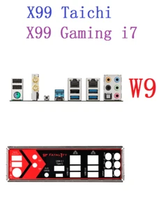 1 STÜCK BACKPLANE IO I/O SHIELD FÜR ASRock X99 Taichi X99 Gaming i7 Mainboard - Bild 1 von 1