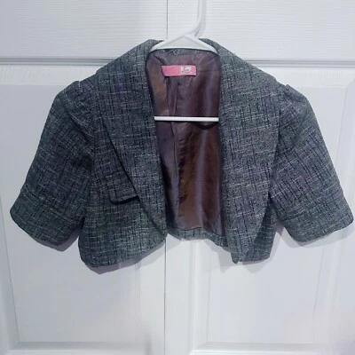 Mini media chaqueta vintage Y2K para mujer talla mediana LUX Foto 1 de 4