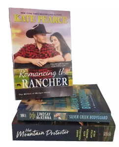 Mills & Boon Books x3 (pb) Romancing The Rancher, Silver Creek Bodyguard etc - Picture 1 of 8
