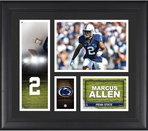 Marcus Allen Penn State Nittany Lions Framed 15" x 17" Player Collage Cover