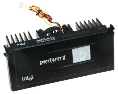 Processore CPU Intel Pentium II 350MHZ SL2U4 Slot 1 Radiatore 3-PIN 512MB Cache - Immagine 1 di 2