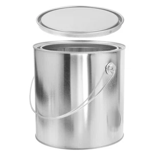 Paint Bucket Containers for Leftover with Handle Buckets Painting Lids - Imagen 1 de 12