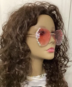 Gafas de sol para mujer con estrás ROSA - Imagen 1 de 7