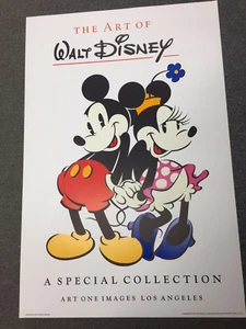 Mickey & Minnie Mouse Poster von 1986 {VINTAGE} 24x36 - Bild 1 von 8