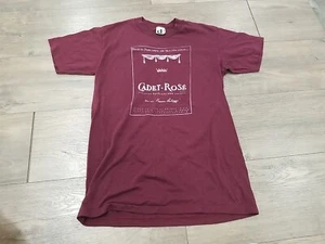 Vintage 70s Baron Philipe De Rothschild T-Shirt Size Medium Art Wine Rare - Picture 1 of 5