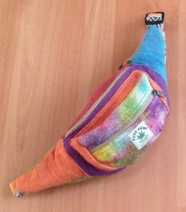 Tie Dye Hemp Fannypack - Picture 1 of 9