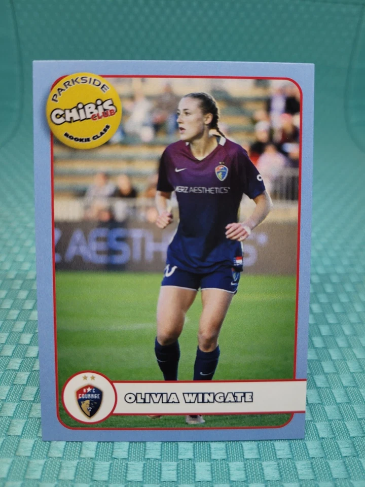 Blue (/24) - 2023 NWSL Parkside Chibis Club Rookie Class Olivia Wingate #15 - Image 1 of 2