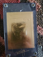 1998 Mark Mcgwire Gold Promint Limited Edition Card