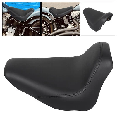 Black Renegade Solo Seat For Harley Heritage Softail Classic FLSTC Deluxe FLSTN Foto 1 de 4