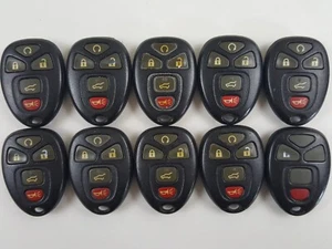 ORIGINAL LOT OF 10 GM 07-17 OEM KEY LESS ENTRY REMOTE FOB CAR HATCH 315MHz USA - Picture 1 of 12