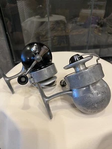 Two Vintage Lionel Airex Bache Brown "Spinster" Spinning Reels - Picture 1 of 12
