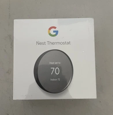 Google Nest Smart Thermostat, Charcoal - GA02081-US - Image 1 of 3