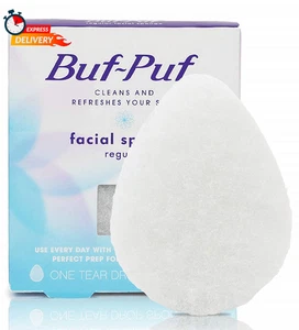 Buf-Puf Regular Facial Sponge, Dermatologist Developed, Removes Deep down Dirt & - Picture 1 of 12