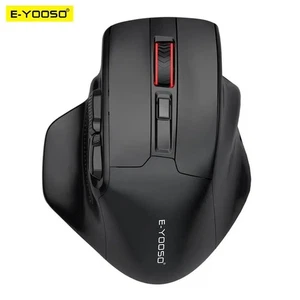 USB 2.4G Wireless Gaming Large Mouse for Big Hands 4800 DPI for Gamer Mice UK - Picture 1 of 6