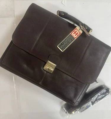 Maletín Porta Folio Y Porta Ordenador PIEL  MARCA ENRICO BENETTI NUEVO A ESTRENA - Imagen 1 de 4