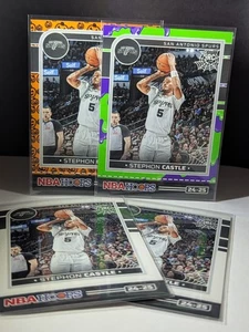 2024-25 Panini NBA Haunted Hoops Stephon Castle RC Parallel Lot San Antonio... - Bild 1 von 4