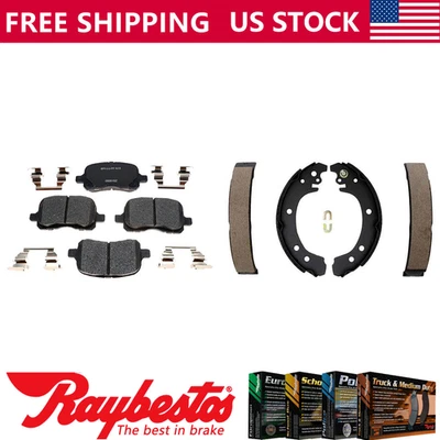 Kit pastillas de freno y zapatas de freno delanteras traseras de cerámica para Toyota Corolla 2002 Foto 1 de 4