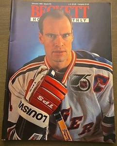 Beckett Hockey Monthly Magazine January 1992 Issue #15 Mark Messier - Picture 1 of 2