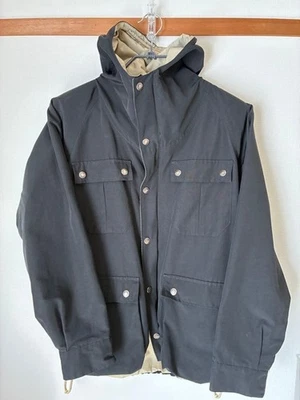 A BATHING APE Black Mountain Parka M Classic Black Windbreaker Used - Image 1 of 4