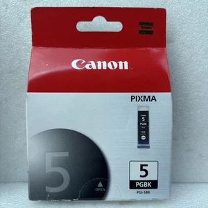 Canon PGBK Black Ink Cartridge Pixma Genuine Original PGI-5BK - Picture 1 of 1