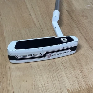 Odyssey Versa 1 White Blade Putter RH 35" Steel Shaft Super Stroke Fatso 5.0Grip - Picture 1 of 8