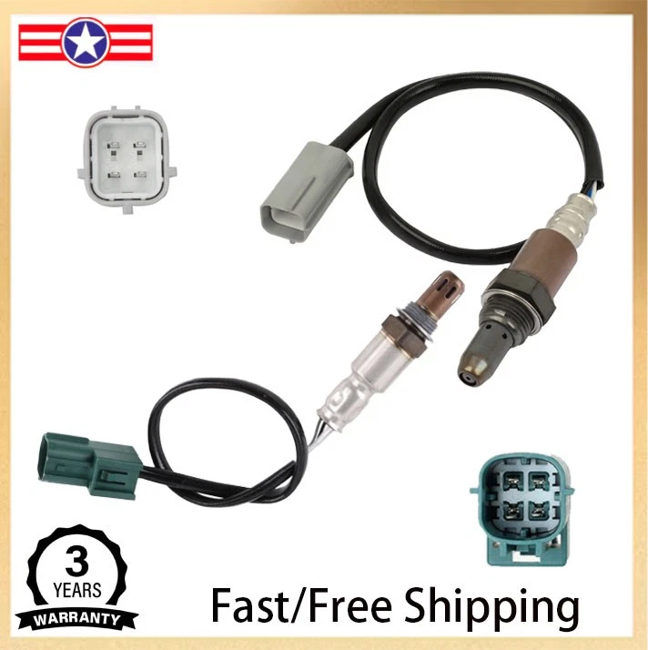 Set of 2 Oxygen Sensor Upstream+Downstream For 2010-2012 Suzuki Equator 2.5L L4 - Image 1 of 4