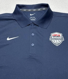 USA Basketball Nike Men's Team Polo Golf Shirt Size Small Navy M51300 NWT New - Picture 1 of 12