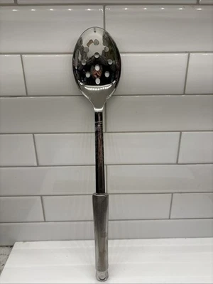 Oneida 18/8 Stainless Steel Hanging Slotted Serving Spoon Kitchen Utensil 13" - Image 1 of 4