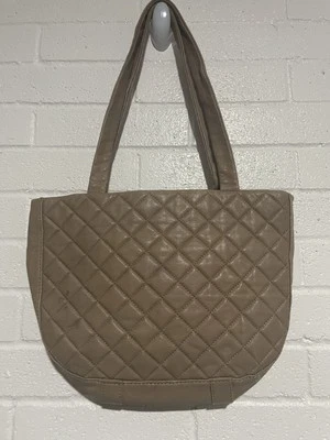 HOBO Bolso de Mano Bolso Acolchado Hinchado Ligero Bolso de Hombro Tostado Manchado Foto 1 de 4