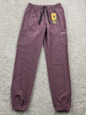 Pantalón Jogger Carhartt Mujer XS Púrpura Fuerza Cruz Flex Ajuste Moderno Exfoliante Nuevo Foto 1 de 4