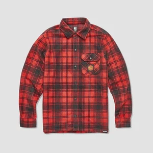 Etnies X Santa Cruz Flame Fleece Shirt - Rot REF B32B5 - Bild 1 von 1