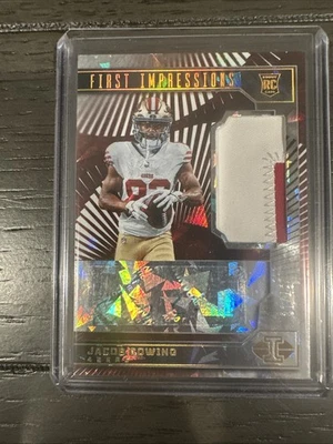 2024 Panini Illusions First Impressions Autographed Memorabilia Jacob Cowing /49 - Image 1 of 4