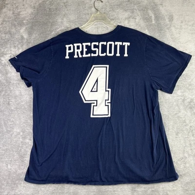 Nike Dak Prescott Mujer 3XL Camiseta NFL Dallas Vaqueros Fútbol Corte Atlético Foto 1 de 4