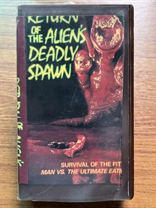 Return of the Alien's Deadly Spawn VHS Horror Cult Movie RARE - Clamshell - Picture 1 of 5