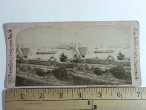 Queenstown Hafen Irland Stereoview Karte von H.L. Roberts & Co. Fotografen - Bild 1 von 2