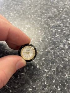 Vintage Michele Gold and Black Swiss Made Pendant Watch - Self Winding - Picture 1 of 8