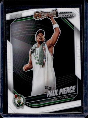 2024-25 Prizm Black Paul Pierce Legends White Prizm #32/175 Celtics - Image 1 of 2