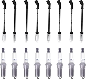 2014-2022 Spark Plugs and Wires for Chevy 5.3 4.8L 6.0 6.2 LS V8, 41 114 Spar... - Picture 1 of 4
