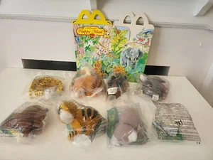 Vintage 1996 1997 Mcdonalds Happy Meal Amazing Wildlife Toys Complete Set - Bild 1 von 14