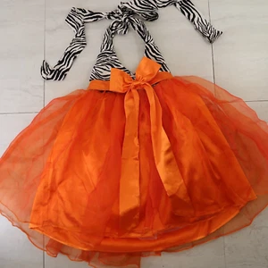 Lil Miss Muffin Little Girls Tulle Skirt Pageant Party Orange Tutu Dress 3T New - Picture 1 of 8