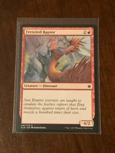 Magic the Gathering Ixalan Frenzied Raptor - Picture 1 of 2